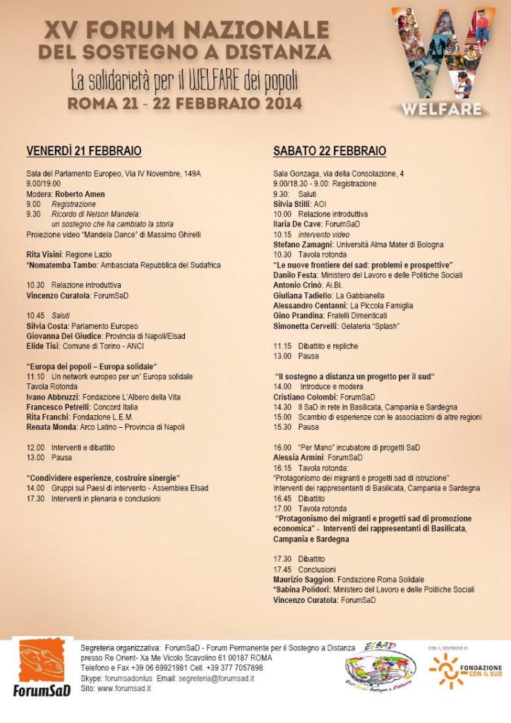 programma xv forum sad