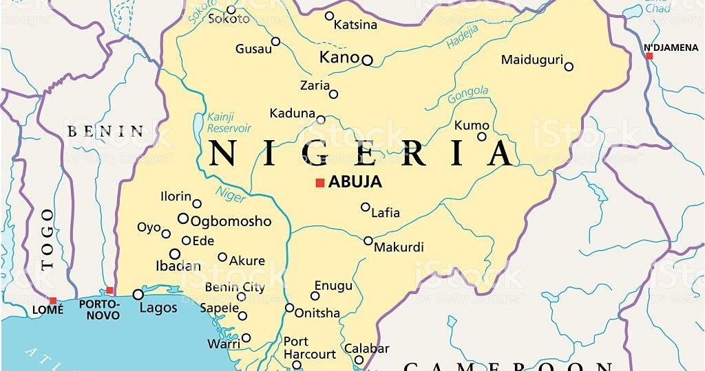 nigeria cartina
