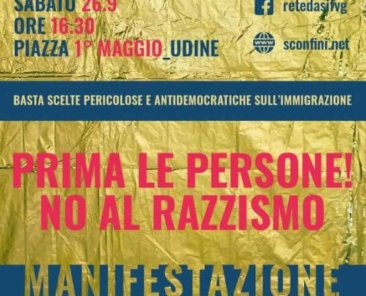 Manifestazione Udine rete dasi