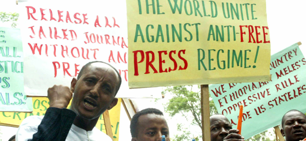 KENYA ETHIOPIA JOURNALIST PROTEST
