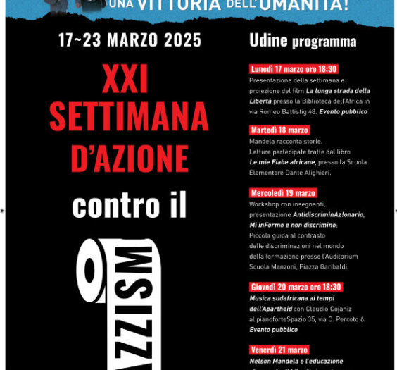 xxi settimana antirazzista